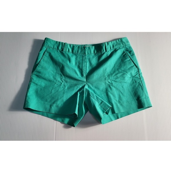 Michael Kors Green Shorts Career Casual Summer Size 6 - Picture 2 of 7
